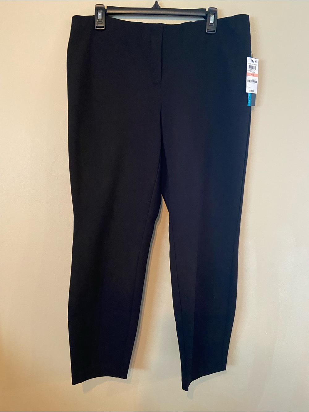 Alfani Black Skinny Leg Comfort Waistband Trousers